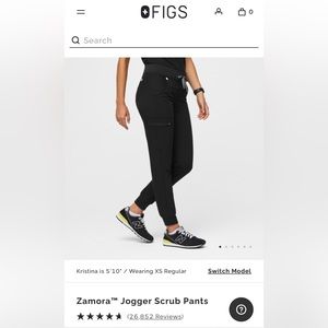 5 pairs of FIGS Scrub Pants